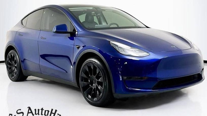 TESLA MODEL Y 2021 5YJYGDEE2MF255377 image